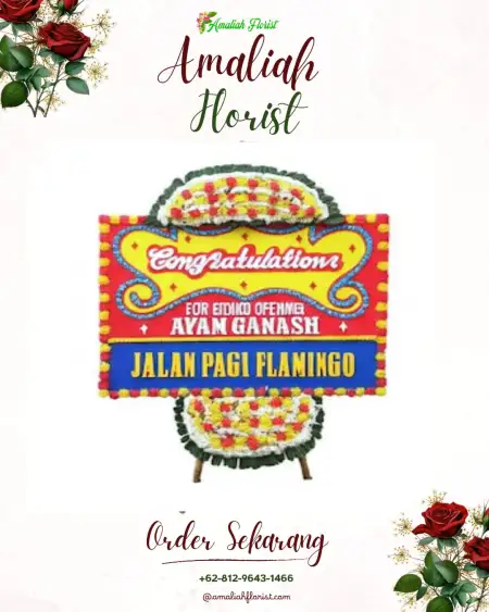 Sewa Papan Bunga Karang Balik